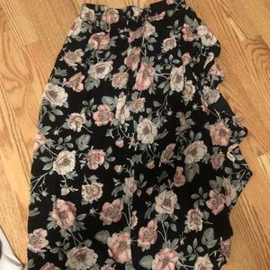 Black XXL Xhilararion wrap skirt NWOT